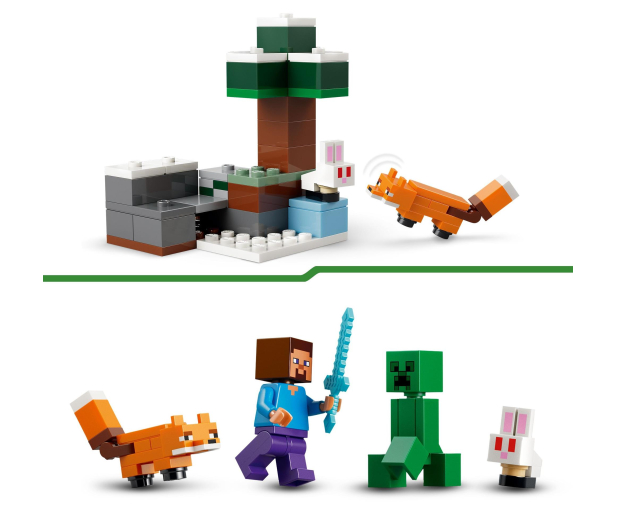 LEGO MINECRAFT 21583 Przygoda Steve’a w tajdze - 1473415 - zdjęcie 11